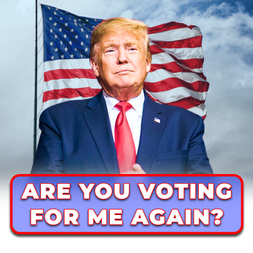 ARE YOU VOTING FOR ME AGAIN? >