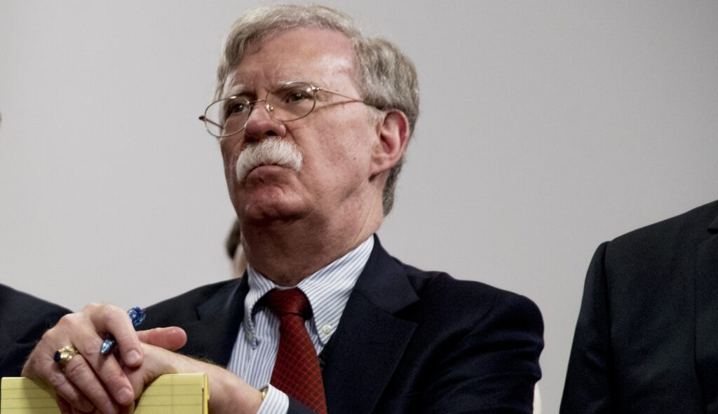 In denying John Bolton
security, Trump breaks inaugural free speech pledge