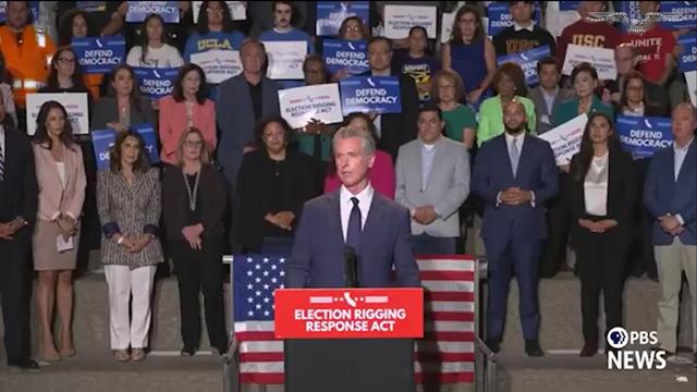 Gavin Newsom is the
likely Democratic presidential nominee
