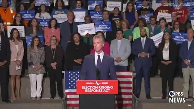 Gavin Newsom is the
likely Democratic presidential nominee