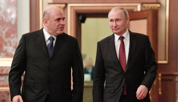 Russian prime minister
admits economy in big trouble