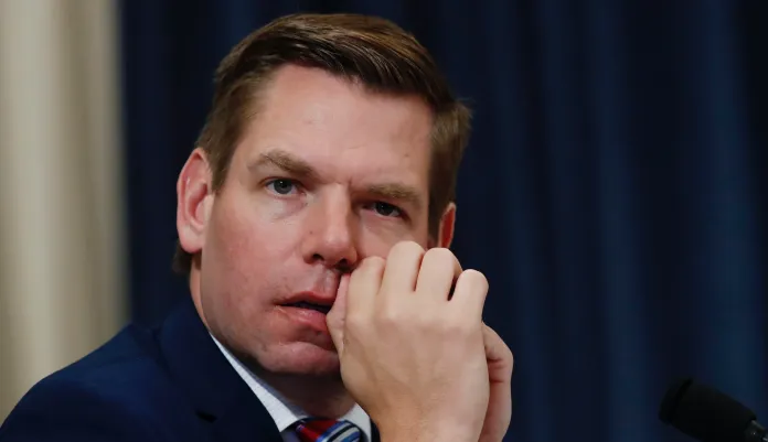 Eric Swalwell can’t
stop lying about crime in DC