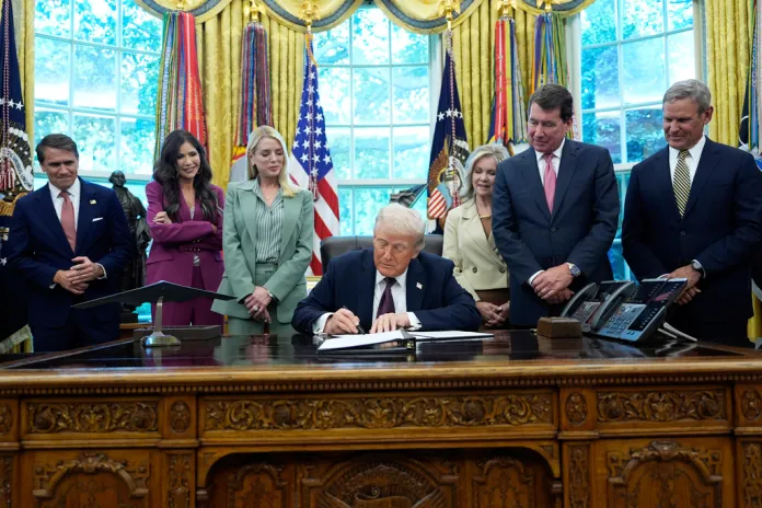 Democrats opened the
door for federal law enforcement  