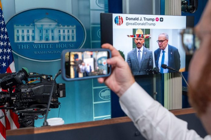 For whom the bell
trolls: Sombrero meme reveals who’s winning shutdown fight