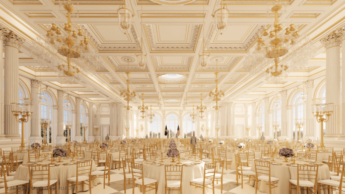 The new White House
ballroom should be used for dancing, too