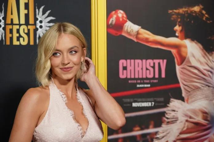 Sydney Sweeney shines
as trailblazing boxer in Christy
