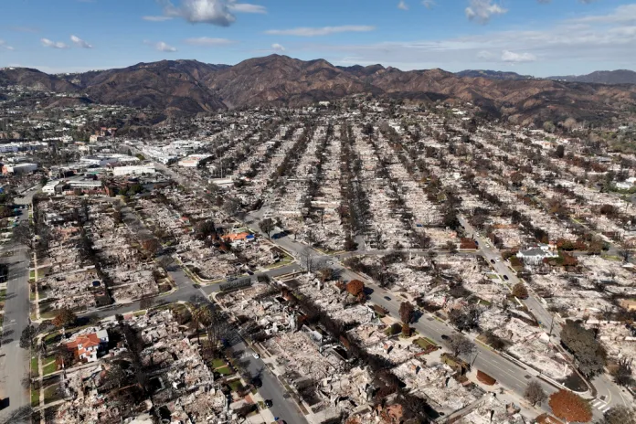 No, Los Angeles still
hasn’t rebuilt homes lost in January wildfires