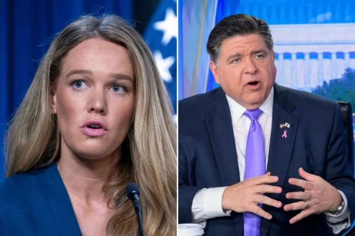 Pritzker’s insults
of DHS’s Tricia McLaughlin are typical, baseless left-wing propaganda